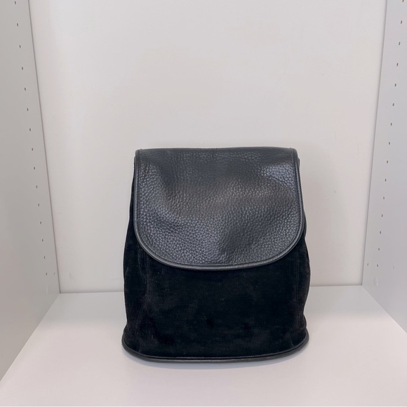 VTG 1996 COACH 9016 Black Leather/Suede
Berkeley Women Backpack Made in The US - Picture 1 of 16